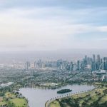 Melbourne - Aerial Shot Of City
