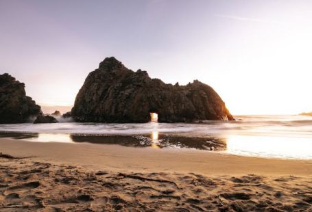 Accessible Beaches - Photo of Seashore During Golden Hour