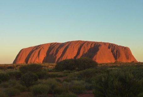 Uluru - Uluru Rock Formation in Central Australia